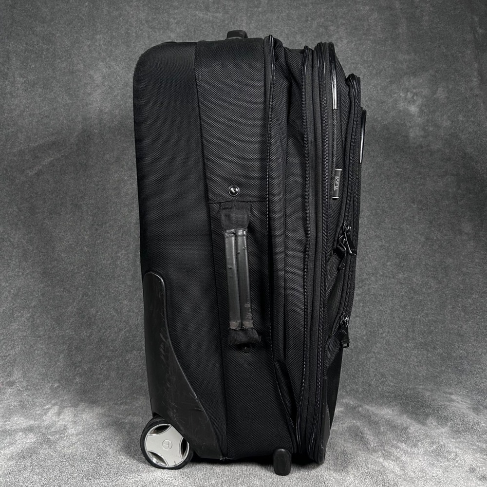 Tumi T-Tech 22" Expandable Rolling Carry On Suitcase Black Ballistic Nylon View 4